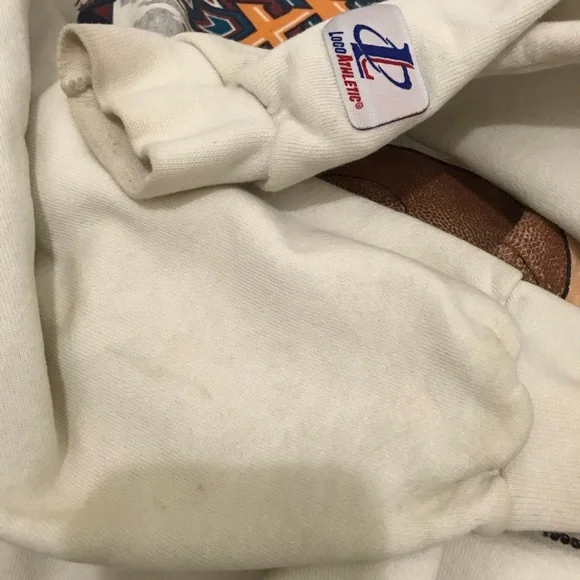 Super Bowl XX Vintage Cream Sweater Size L - Picture 8 of 11